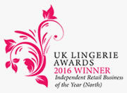 UK Lingerie Awards Winner, Odyssey Boutique - Independent Retailer of the Year (North) 2016