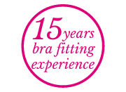 15 years bra fitting experience - infographic