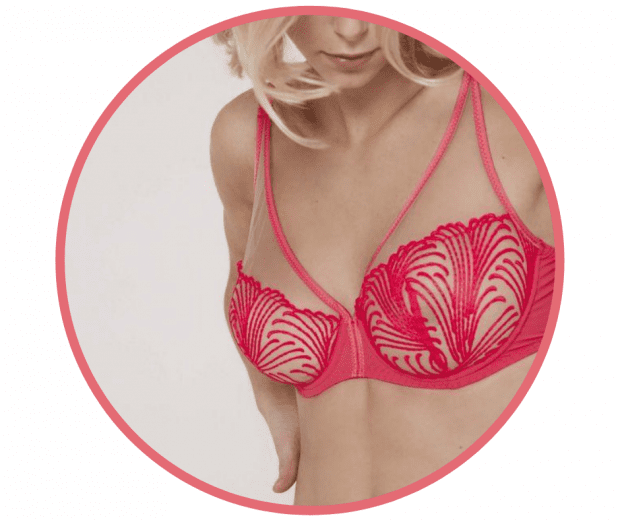 Neon pink Simone Perele bra