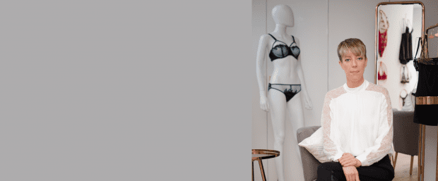 Sarah Connelly Retail Reinvention specialist sitting in studio