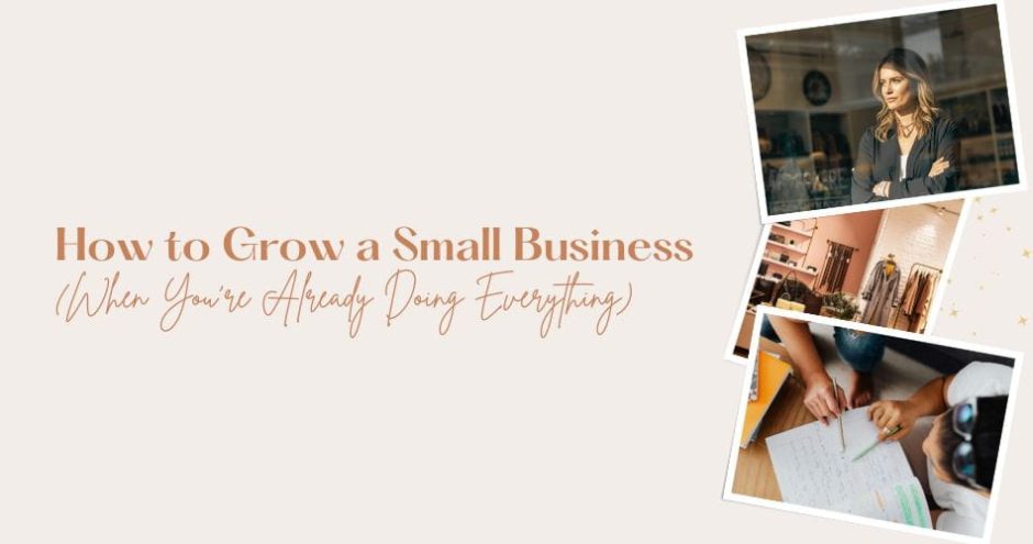 Edinburgh Small business mentor Sarah Connelly on why your small business isn't growing
