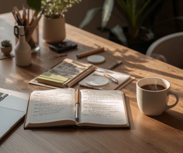 Weekly work-flow batching system for small business founders, Edinburgh strategist