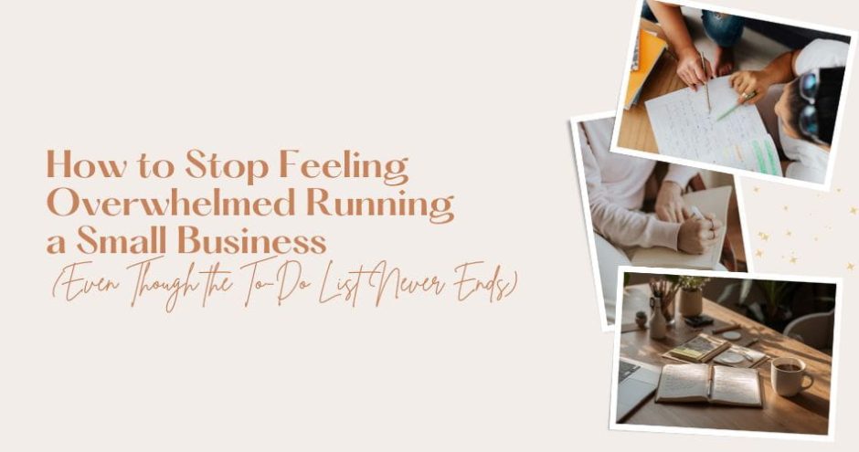 Small business mentor helping overwhelmed founder plan weekly priorities