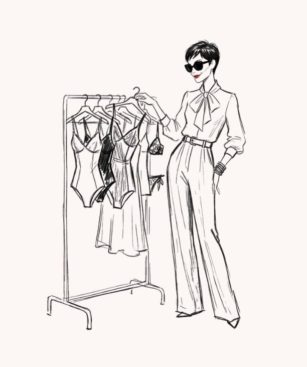 designer lingerie shopping — Sarah Connelly Edinburgh London Ibiza