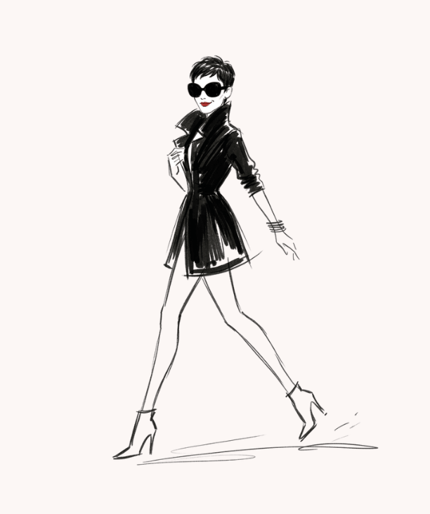 Woman walking confidently into small business Edinburgh London Ibiza