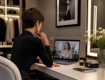 hosting a virtual lingerie fitting